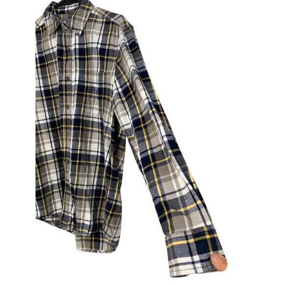 Lot of 2 Chaps Red & Faded Glory Plaid Flannel Button-Up Shirts S GUC 8870 - Picture 12 of 13